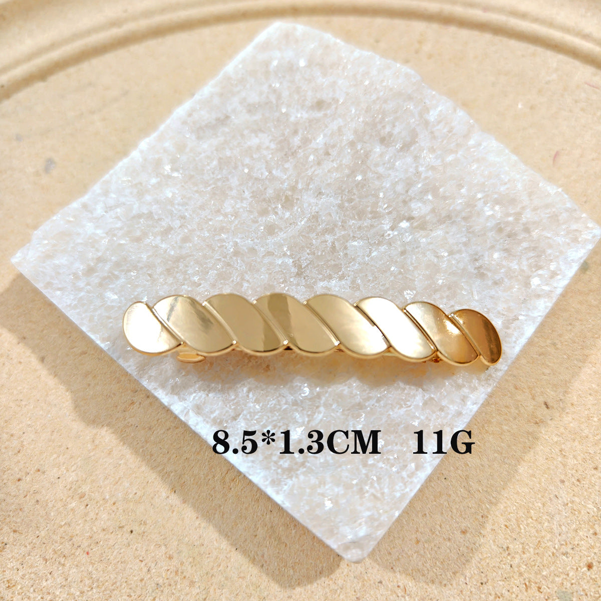 Wholesale Spring Clip Geometric Alloy Hairpin Back Head Ponytail Hair Accessories All-match Fashion Hair Headwear